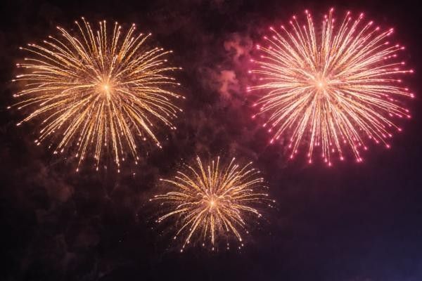 Fireworks display at Woking Fireworks Extravaganza