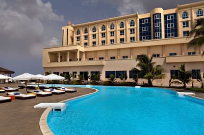 Vue de la pisicne de Azalaï hôtel Cotonou