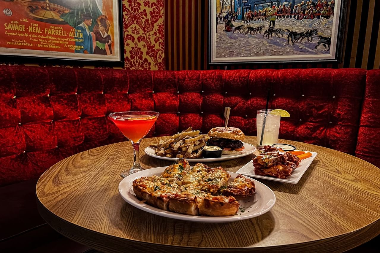 Food at the Sourdough Saloon