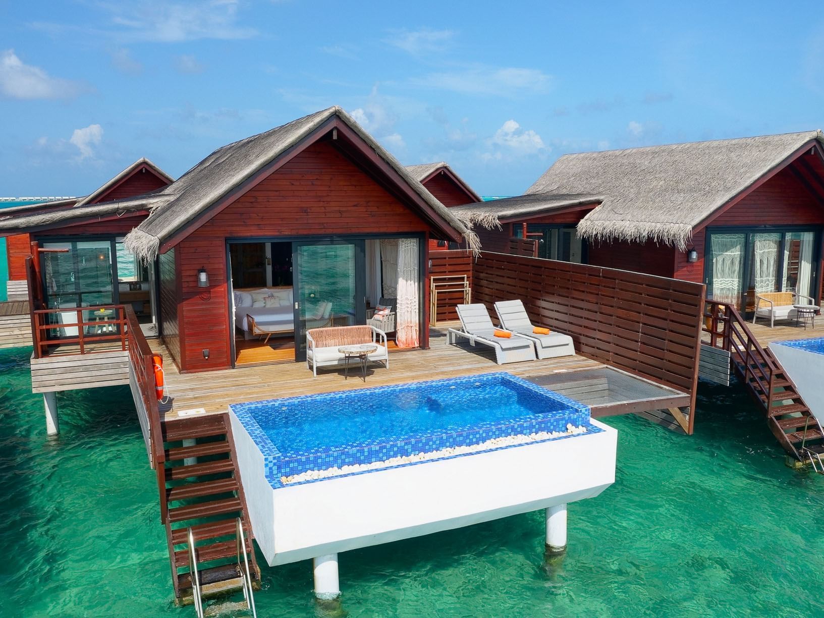 Overwater Pool Water Villa with spacious decking at Grand Park Kodhipparu, Maldives