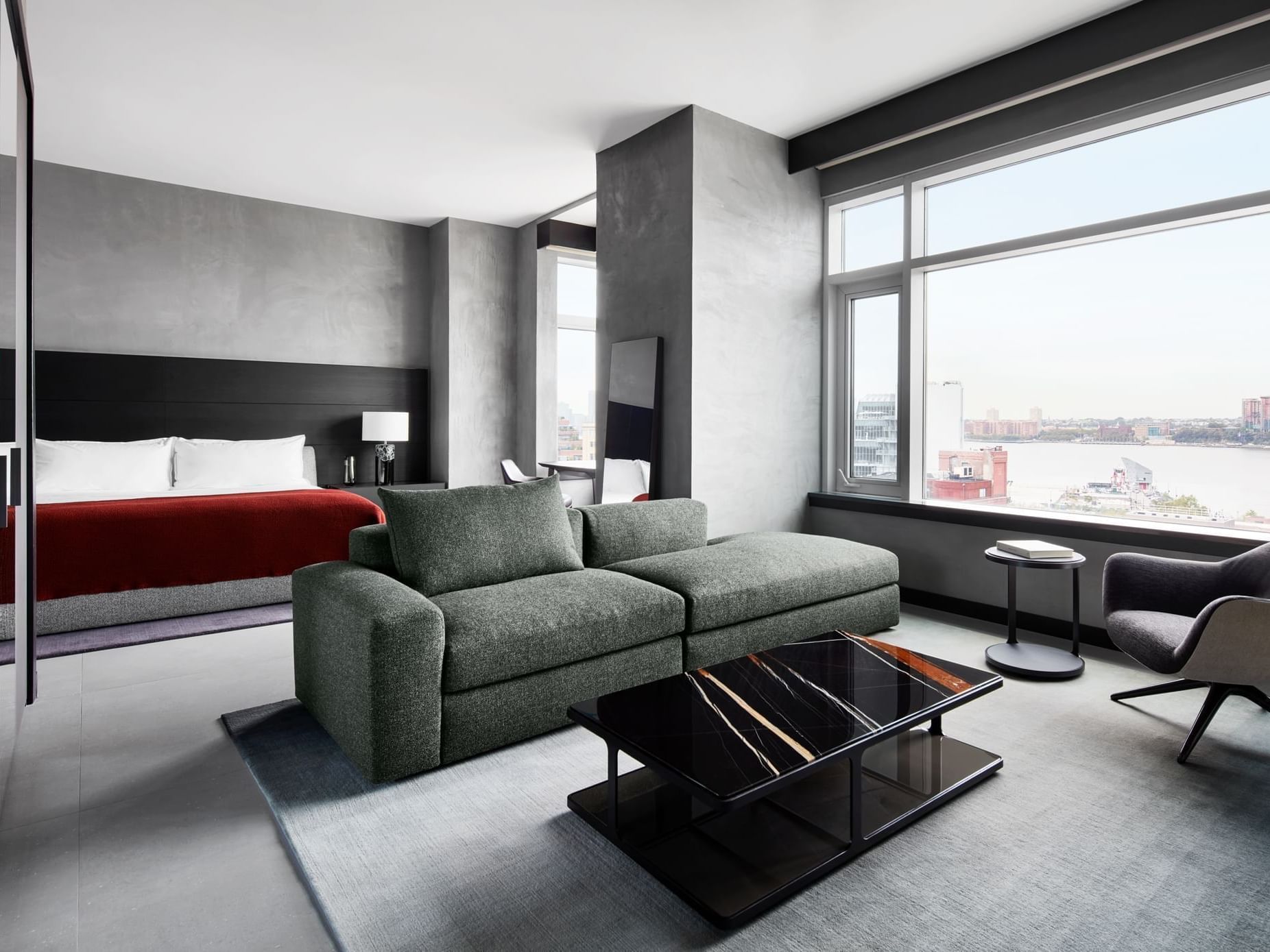 Poliform Penthouse Master Bedroom at Gansevoort Meatpacking NYC