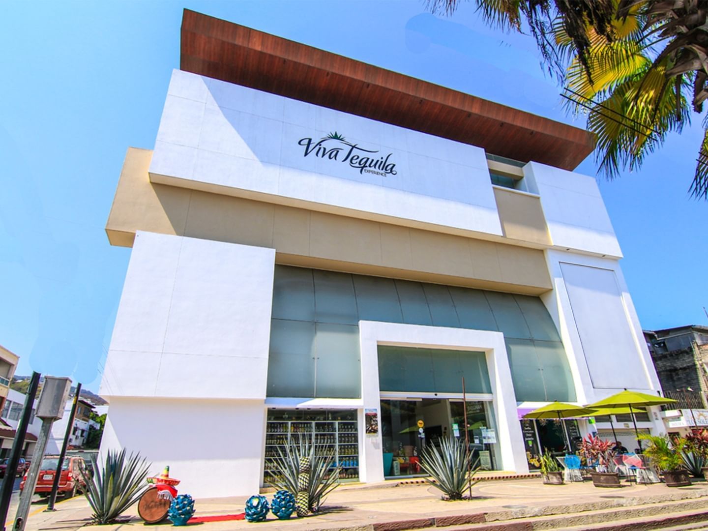 Exterior view of the building of Teatro Vallarta near Plaza Pelicanos Club Beach Resort