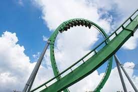 Roller-coaster in a Theme Park near Rosen Inn International