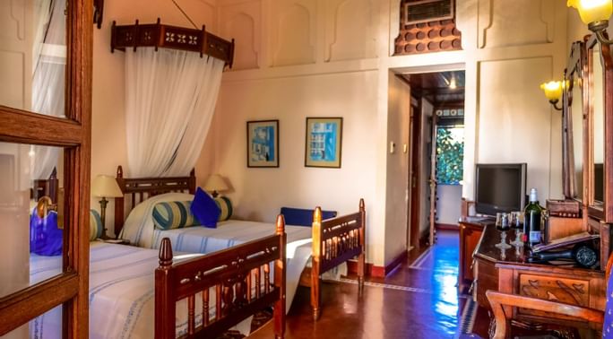 Interior of the Prime Room at Zanzibar Serena Hotel