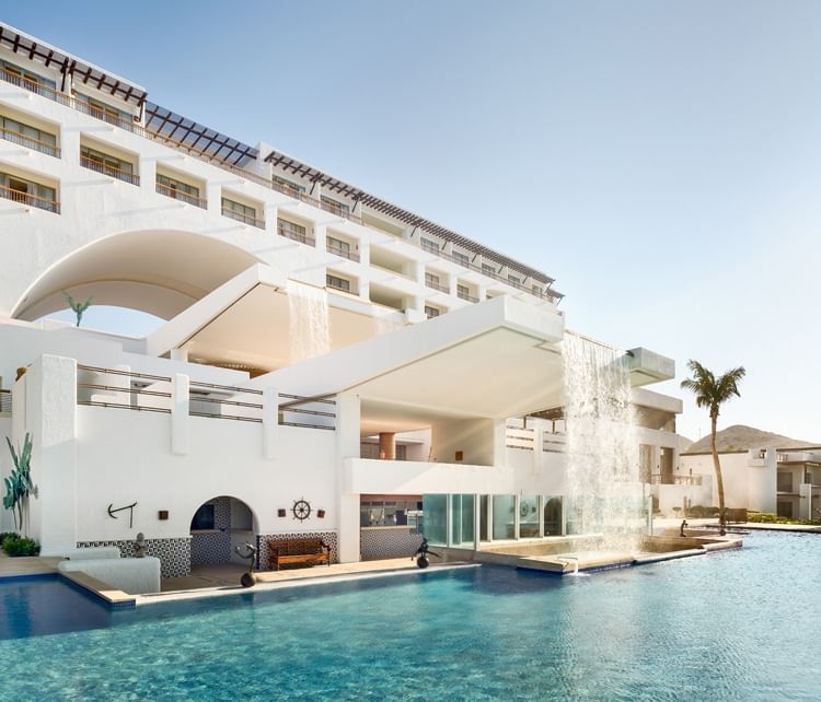 The exterior of Marquis Los Cabos with Outdoor pool