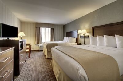 standard double room beds