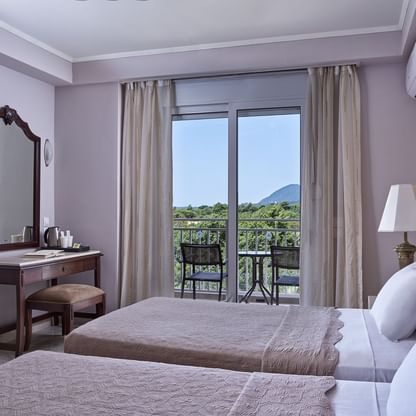 Interior of the Superior Double Room at Sandy Beach Resort