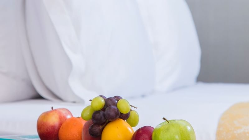 Fruit Platter served in Superior Room at Warwick Hotel Jeddah