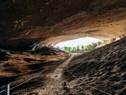 Milodon cave in Torres del Paine near Hoteles Australis