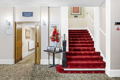 Stairs at The Grand Atlantic Hotel in Weston-super-Mare