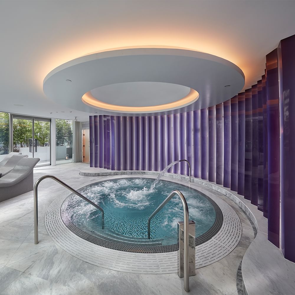 Interior of Crown Spa with a jacuzzi at Crown Towers Sydney