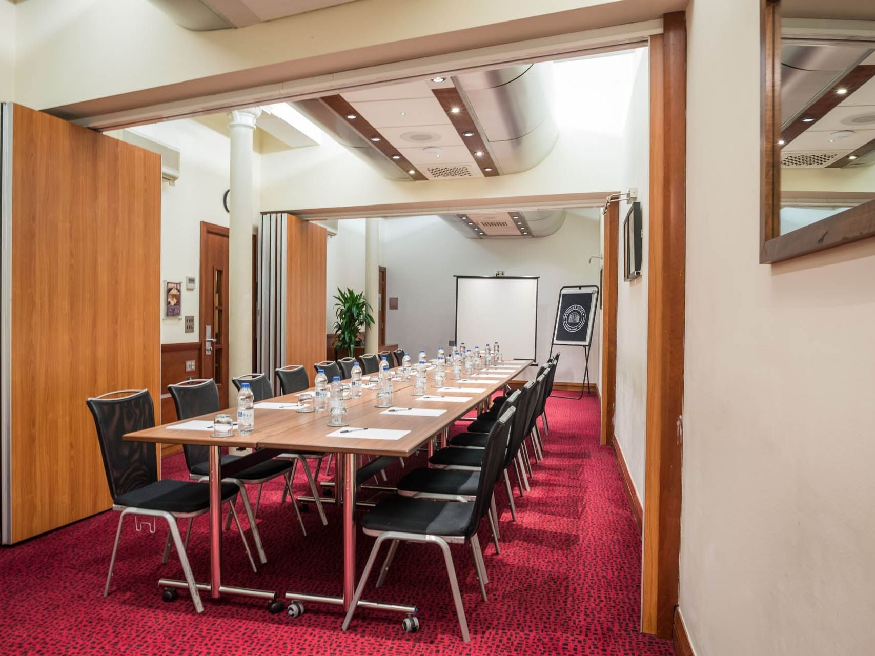 Conference room of Clegg Suite at Townhouse Hotel Manchester