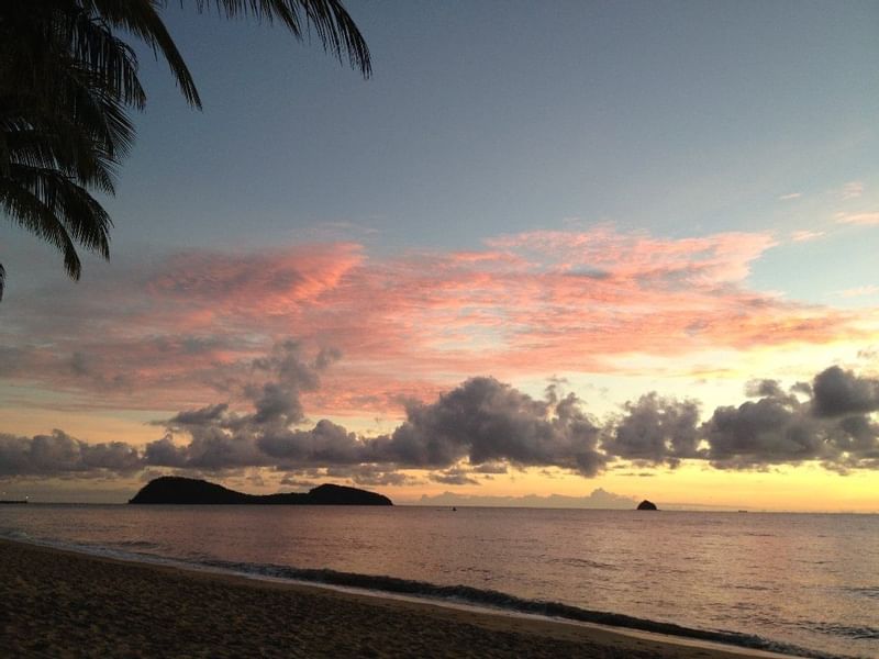Sunrise Double Island near Pullman Palm Cove Sea Temple Resort