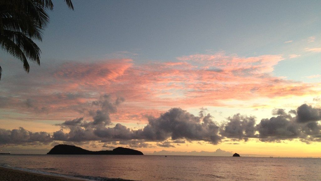 Sunrise Double Island near Pullman Palm Cove Sea Temple Resort