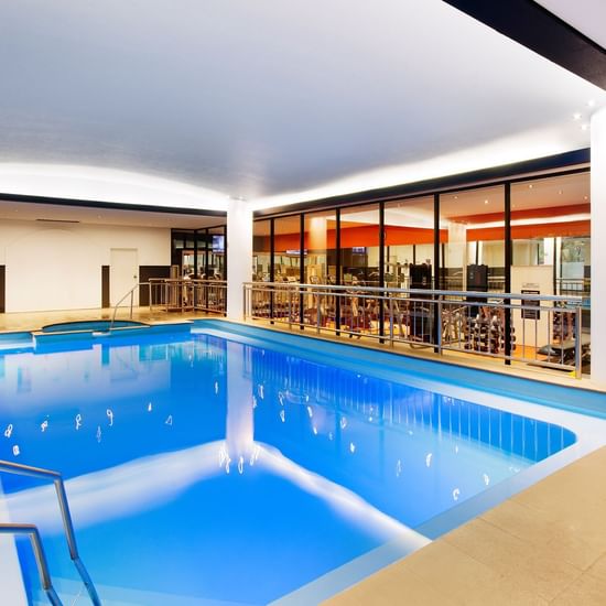 Swimming pool near the fitness lounge at Pullman Albert Park