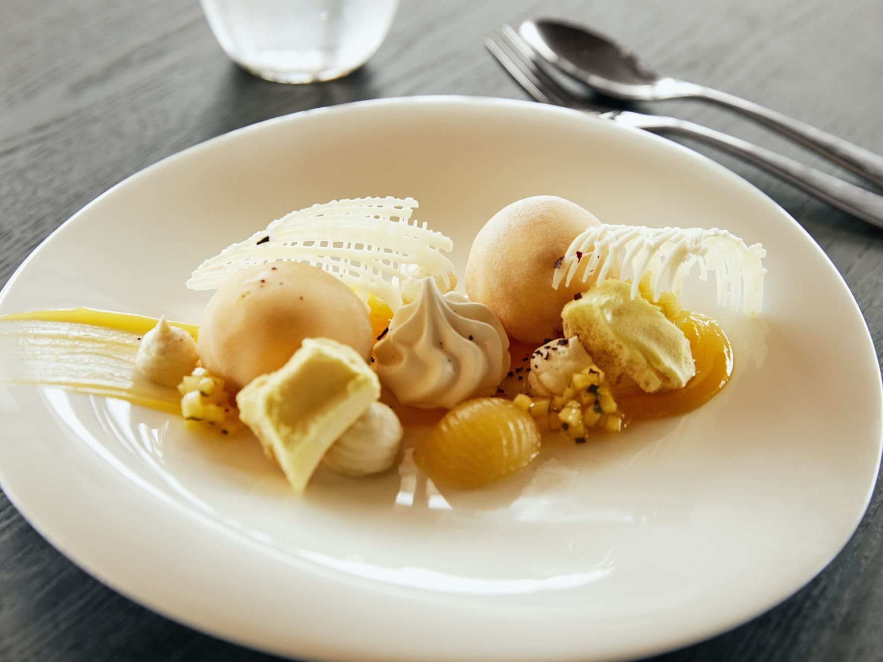 Dessert served in Infinity Restaurant at Daydream Island Resort