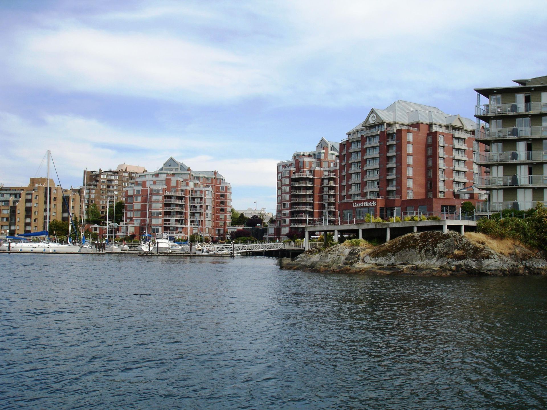 View of Coast Victoria Hotel & Marina by APA from the water