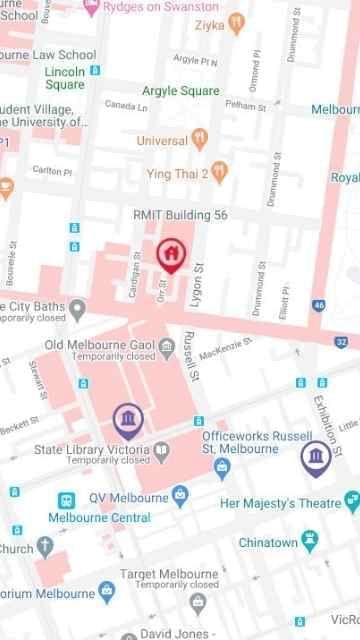 Student Living D2 Map