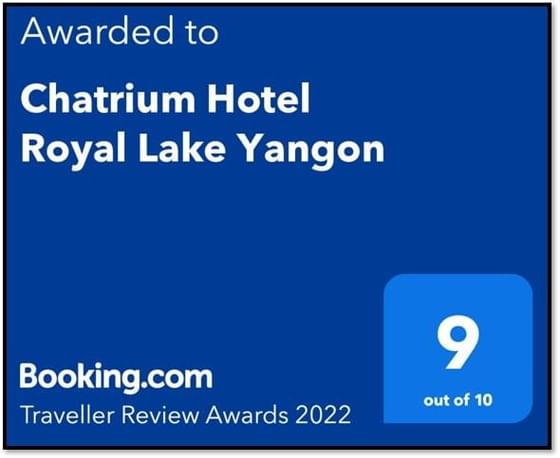 Traveller Review Awards 2022 at Chatrium Royal Lake Yangon