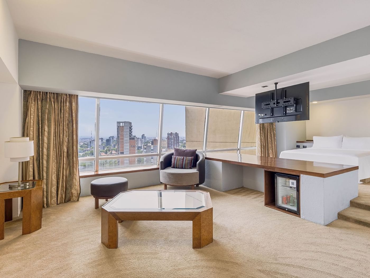 Interior of Presidential Suite city view at FA Hotels & Resorts