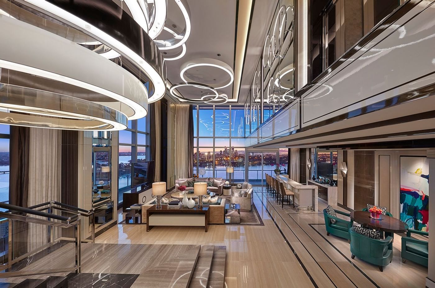 Interior of the Lobby & lounge area at Crown Hotel Perth