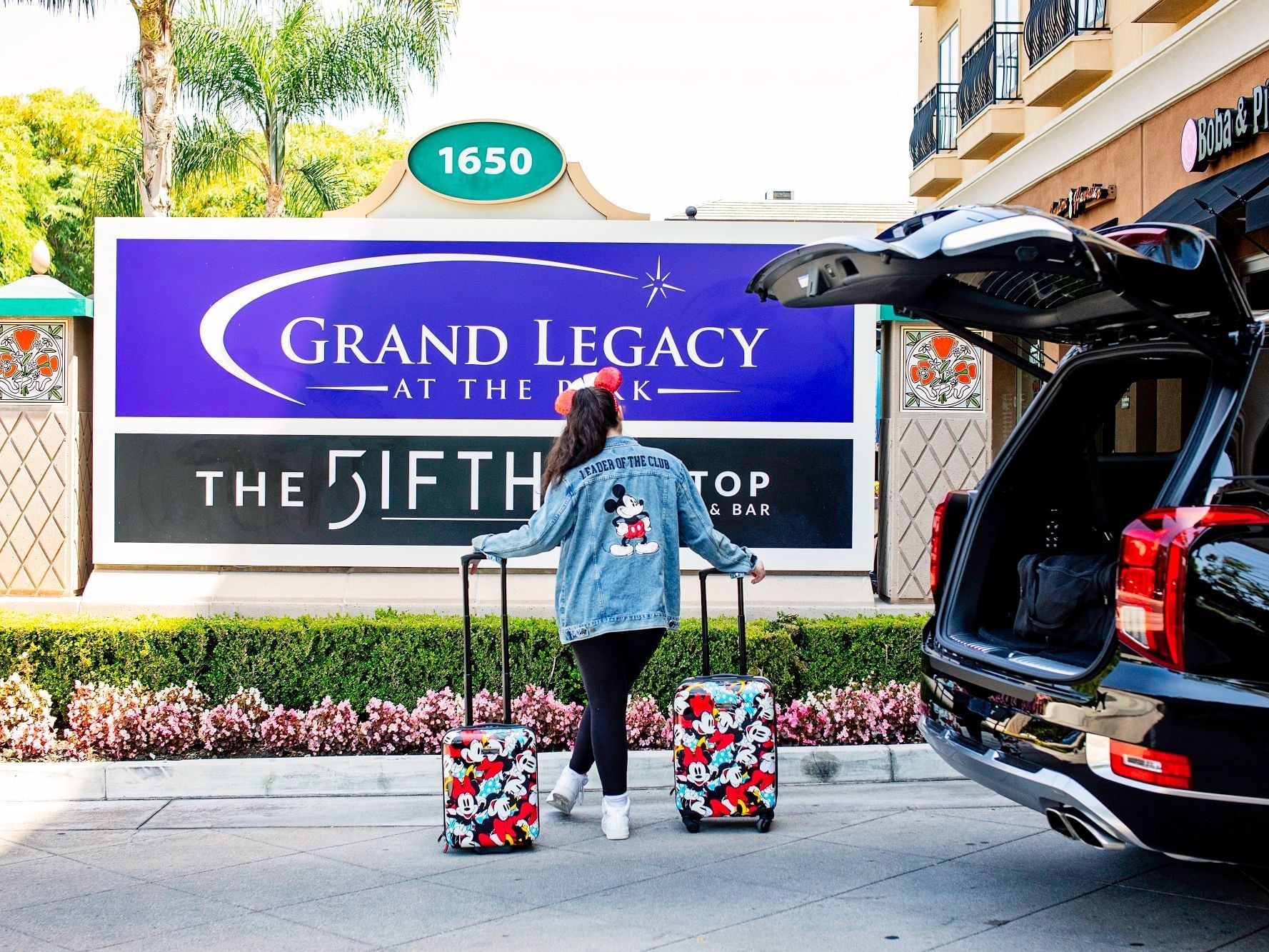 Disney luggage at Grand Legacy At The Park Hotel