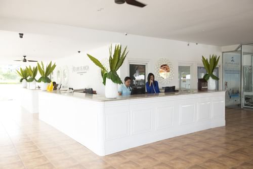 Exterior of a reception at Playa Blanca Beach Resort