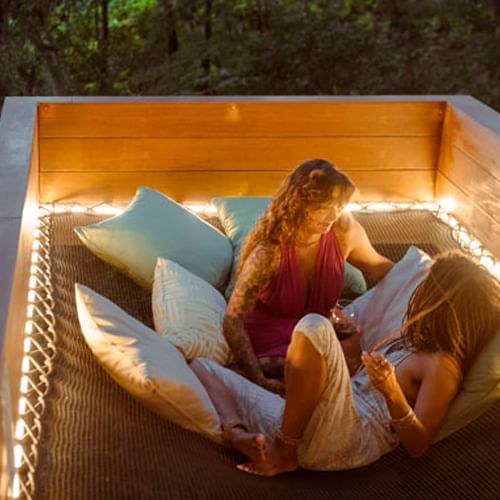 Lounge at Tierra Magnífica Hotel in Guanacaste, Costa Rica