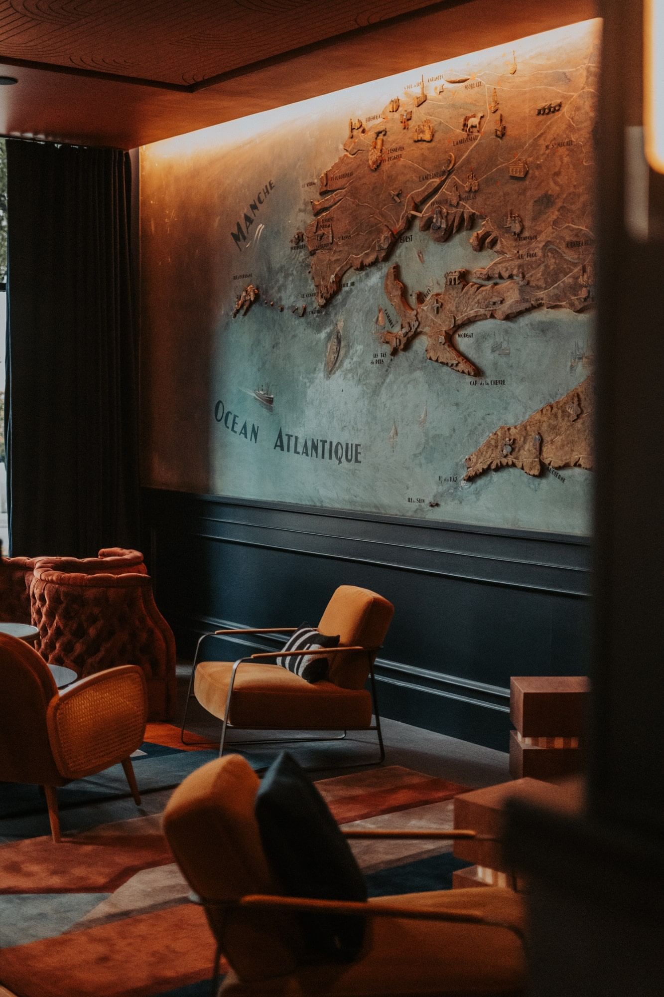 Intérieur du hall à l'Oceania Le Conti Brest