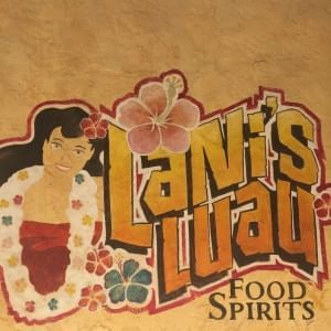 Poster of Lani's Luau used at Lake Buena Vista Resort Village & Spa