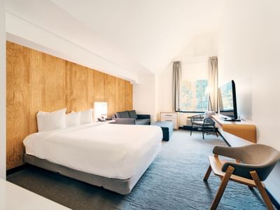 aava whistler hotel queen and sofa bed room