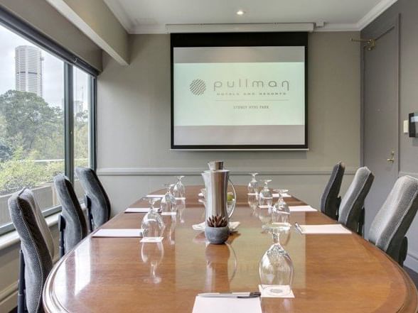 Busby meeting room at Pullman Sydney Hyde Park
