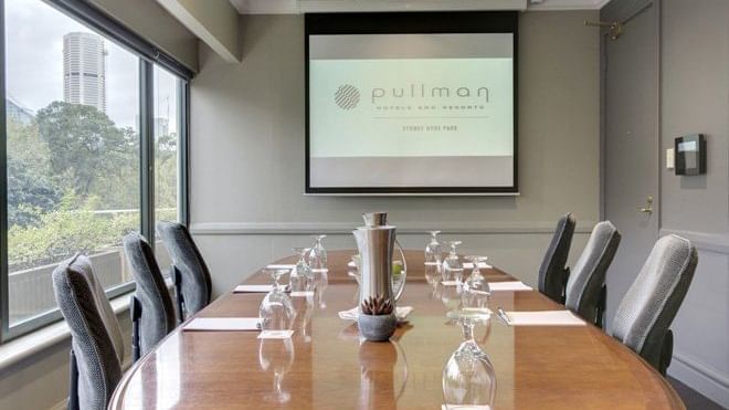 Busby meeting room at Pullman Sydney Hyde Park