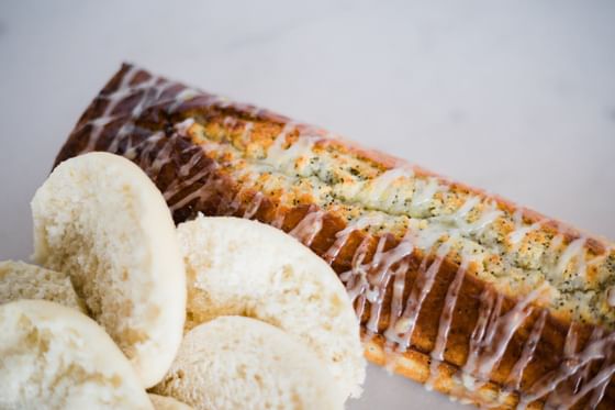 A dessert dish served at the Restaurant in Alderbrook Resort