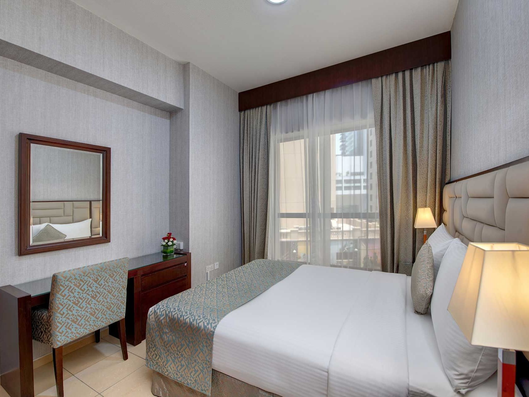 Bedroom at Suha JBR Hotel Apartments