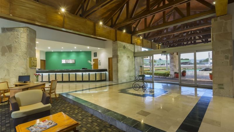 Interior of the reception & lounge area at Gamma Pachuca