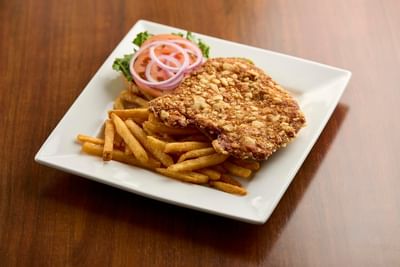 Close-up of Tenderloin dish at The IowaStater Restaurant
