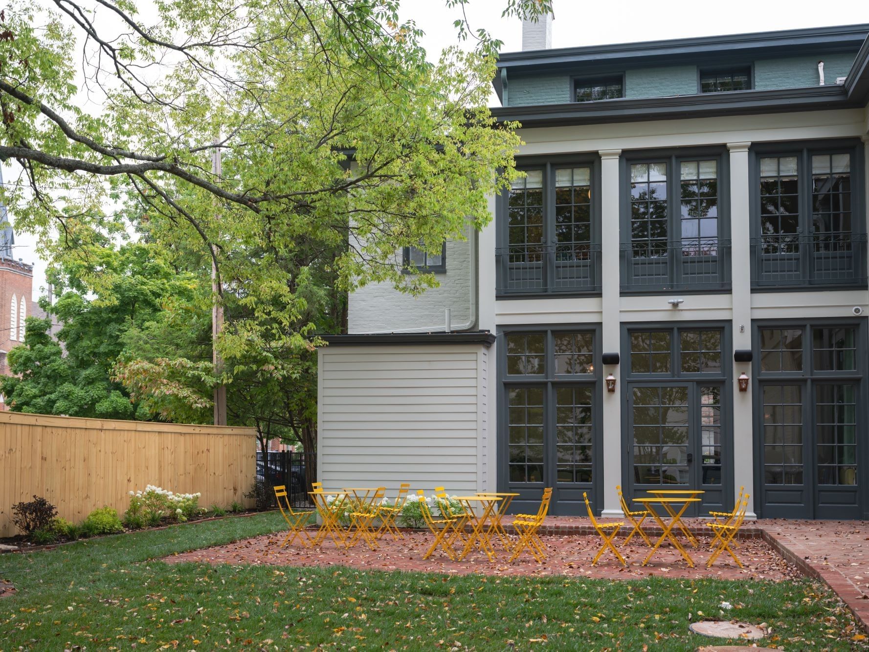 Outdoor Courtyard Dining and Events