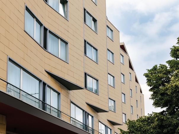 Exterior low angle view of Hotel Berlin Berlin