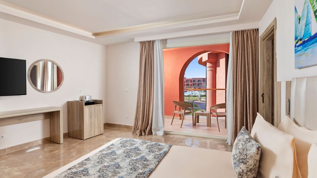 Deluxe Family Room With Garden View at Pickalbatros Laguna Vista Hotel in Sharm El Sheikh
