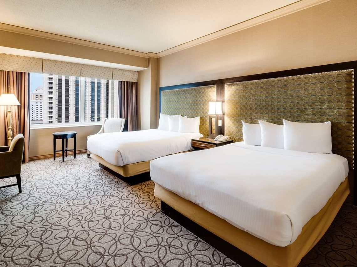 Ocean View Double Queen Family Room Showboat Hotel Resort Atlantic City