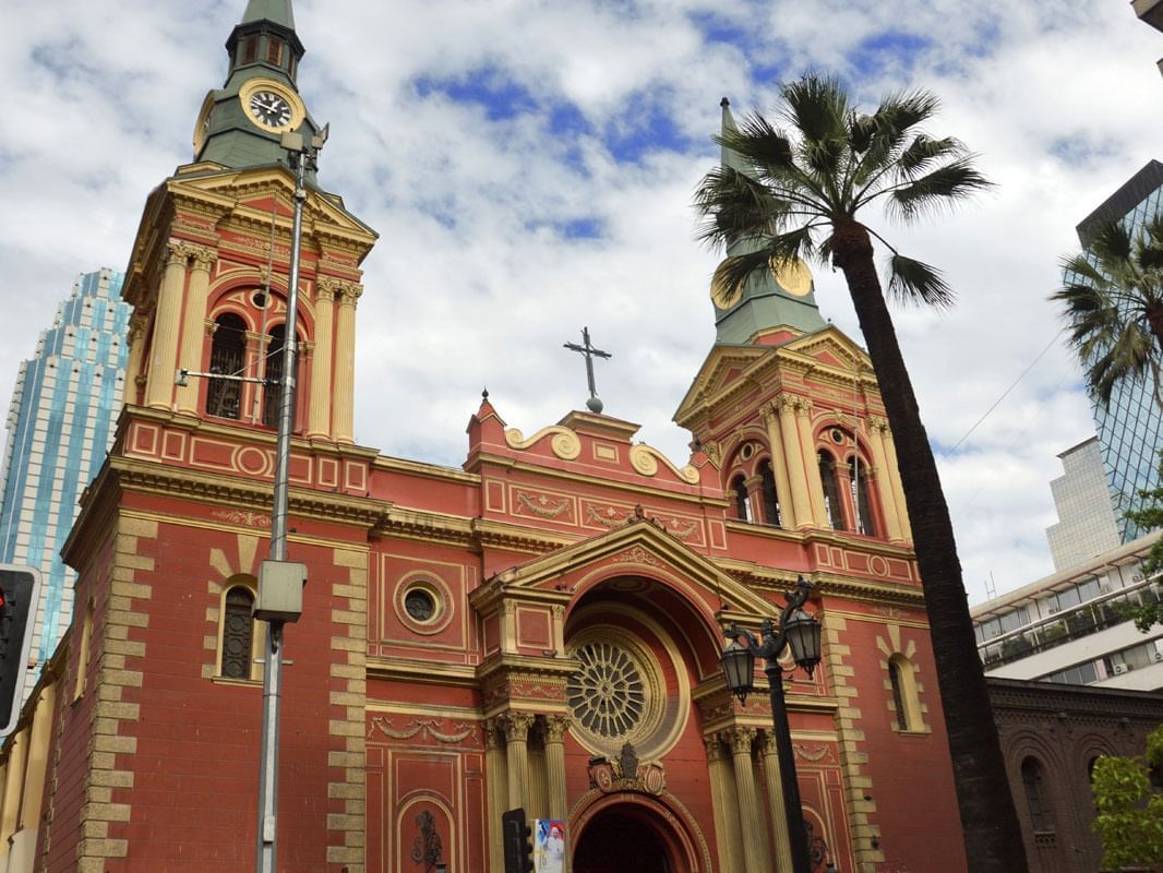 Exterior of Basilica de la Merced at Hotel Plaza San Francisco