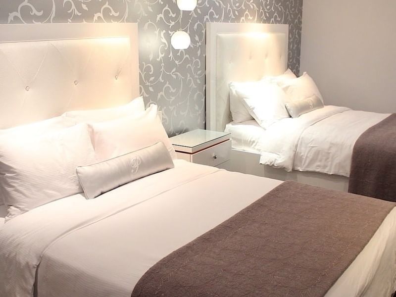 Queen Queen Accessible with queen beds at La Pensione Hotel