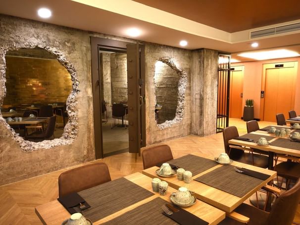 Dining area of Tresor Restaurant at Design Plus Bex Hotel