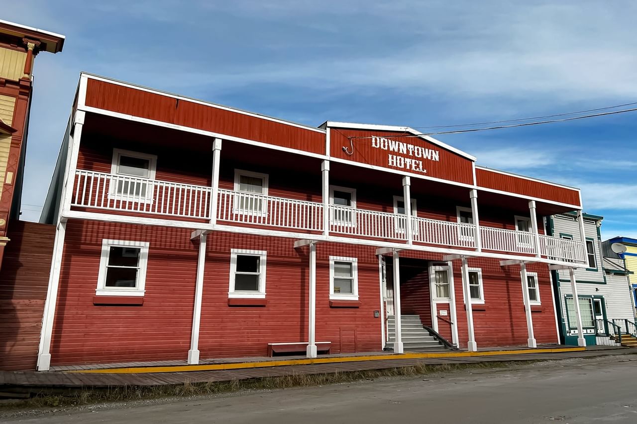 The Downtown, a Coast Hotel exterior and signage