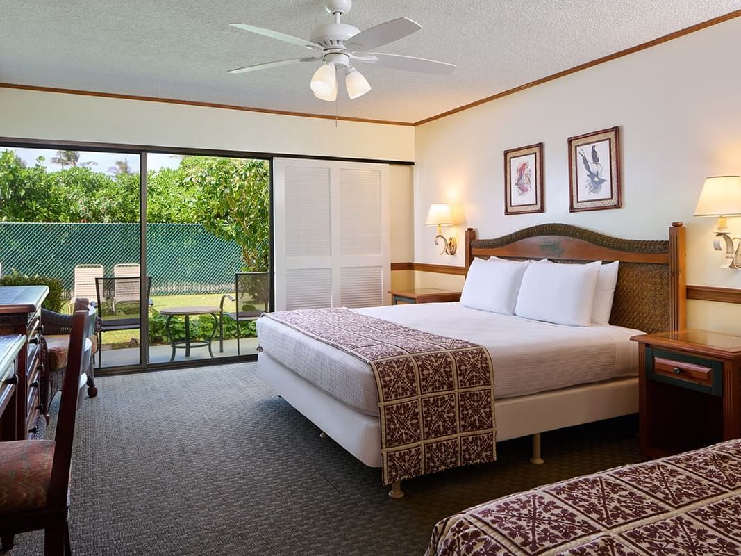 Interior of a Garden View Room at Ka'anapali Beach Hotel Hawaii