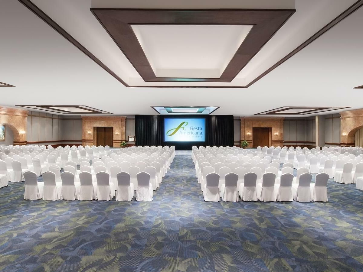 Theater-style setup in Gran Condesa at FA Hotels & Resorts