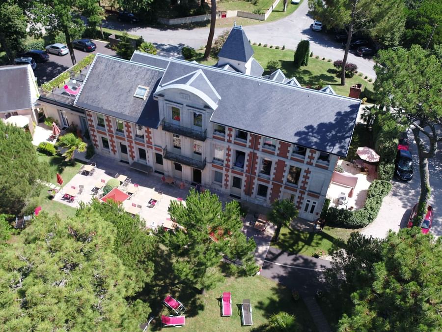 Aerial view of the Hotel at Residence de Rohan