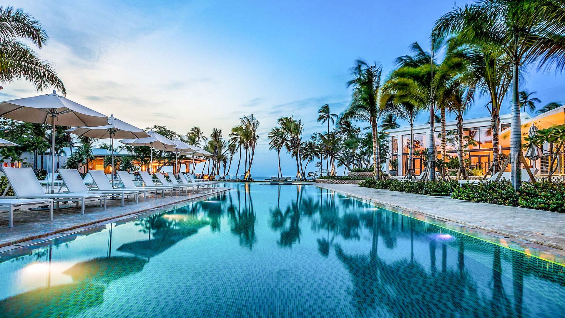 View of Encanto Beach Club at Dorado Beach Resort