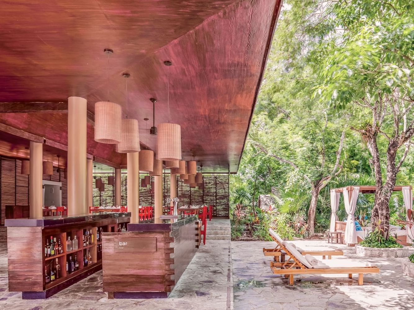 Lobby bar at The Explorean Cozumel 